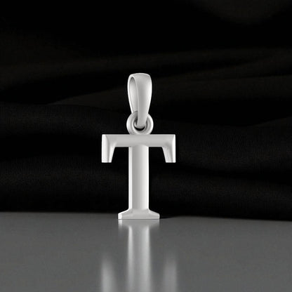 92.5% Pure Sterling Silver Precious Name Alphabet Pendant For Kids And Girls