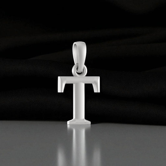 92.5% Pure Sterling Silver Precious Name Alphabet Pendant For Kids And Girls