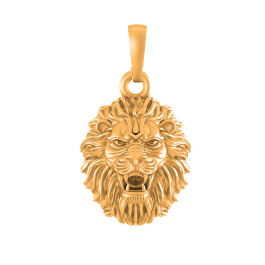 22 CT Gold Plated Silver (92.5% purity)  God Vishnu Narsimha (Big Size) Pendant for Men and Women