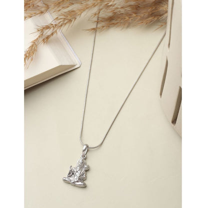 Pure Sterling Silver God Hanuman (Premium Big Size) Pendant for Men by Akshat Sapphire – 92.5 Silver-PB7248