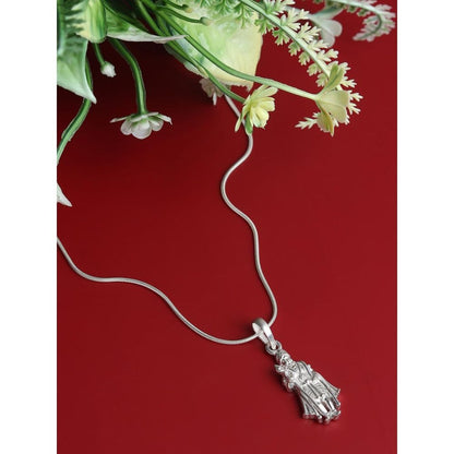 Pure Sterling Silver God Kartikeya Pendant for Men & Women by Akshat Sapphire – 92.5 Silver-PB7170