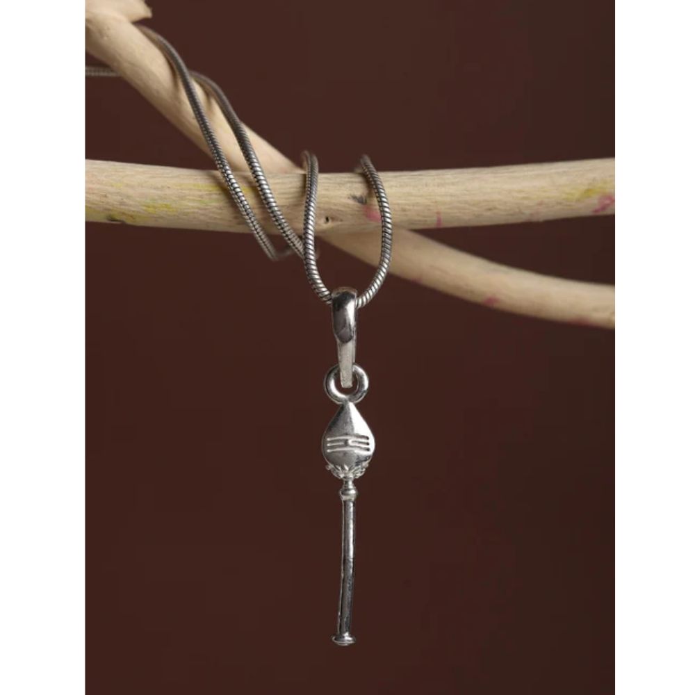 Sterling Silver (92.5% purity) Spiritual Divine Kartikeya Vel Pandel Pendant For men & Women