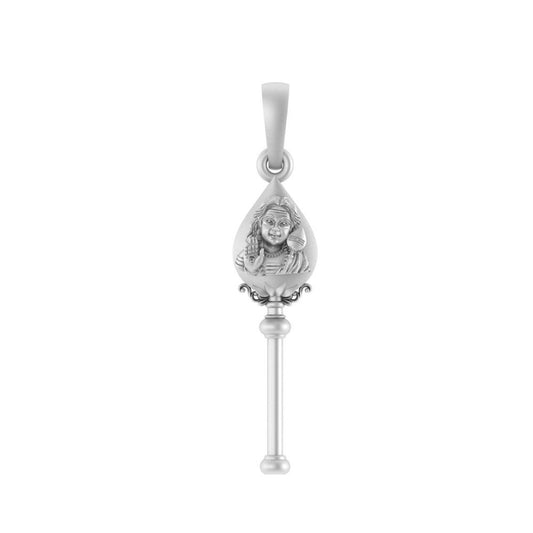 Sterling Silver (92.5% purity) Spiritual Divine Kartikeya Vel Pandel Pendant