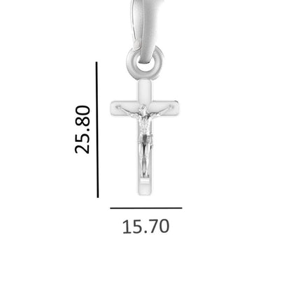God Jesus Chain Pendant (Pendant with Anchor Chain-22 inches) for Men & Women Pure Silver Lord Isa masih Chain Locket for Good Health & Wealth