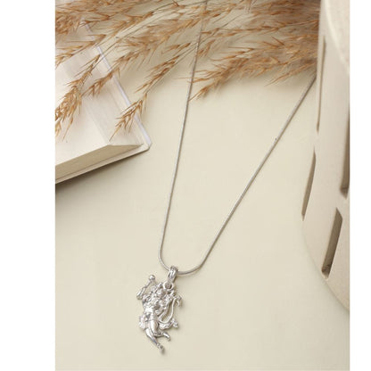 Pure Sterling Silver God Hanuman (Premium Big Size) Pendant for Men by Akshat Sapphire – 92.5 Silver-PB7176