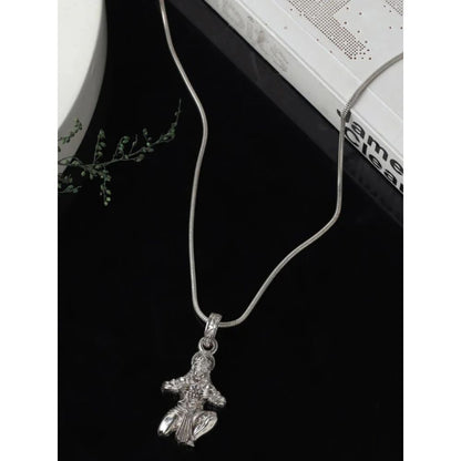 Sterling Silver (92.5% purity) God Hanuman Pendant for Men & Women Pure Silver Lord Bajrang Bali Locket for Good Health & Wealth