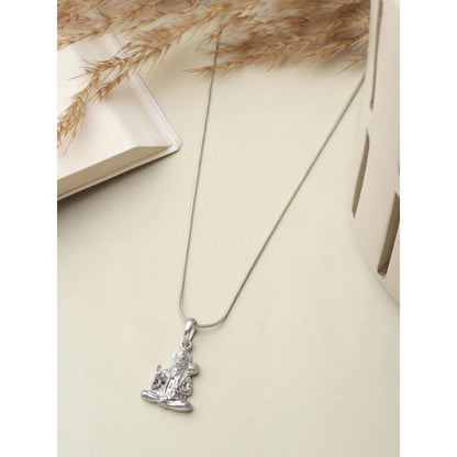 Sterling Silver (92.5% purity) God Shiva Pendant for Men & Women Pure Silver Lord Shiv Locket for Good Health & Wealth
