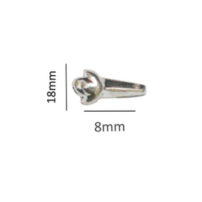Silver (98% purity) Holy and sacred clove 5 Quantity for Pooja and Gift, Pure Silver Long for temple and worship