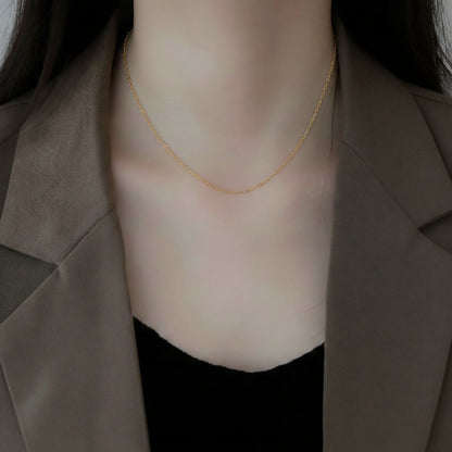 22CT Gold Plated Silver 92.5 Purity Heart Pendant with Anchor Chain 18 Inches for Women by Akshat Sapphire PSA0514_Gold