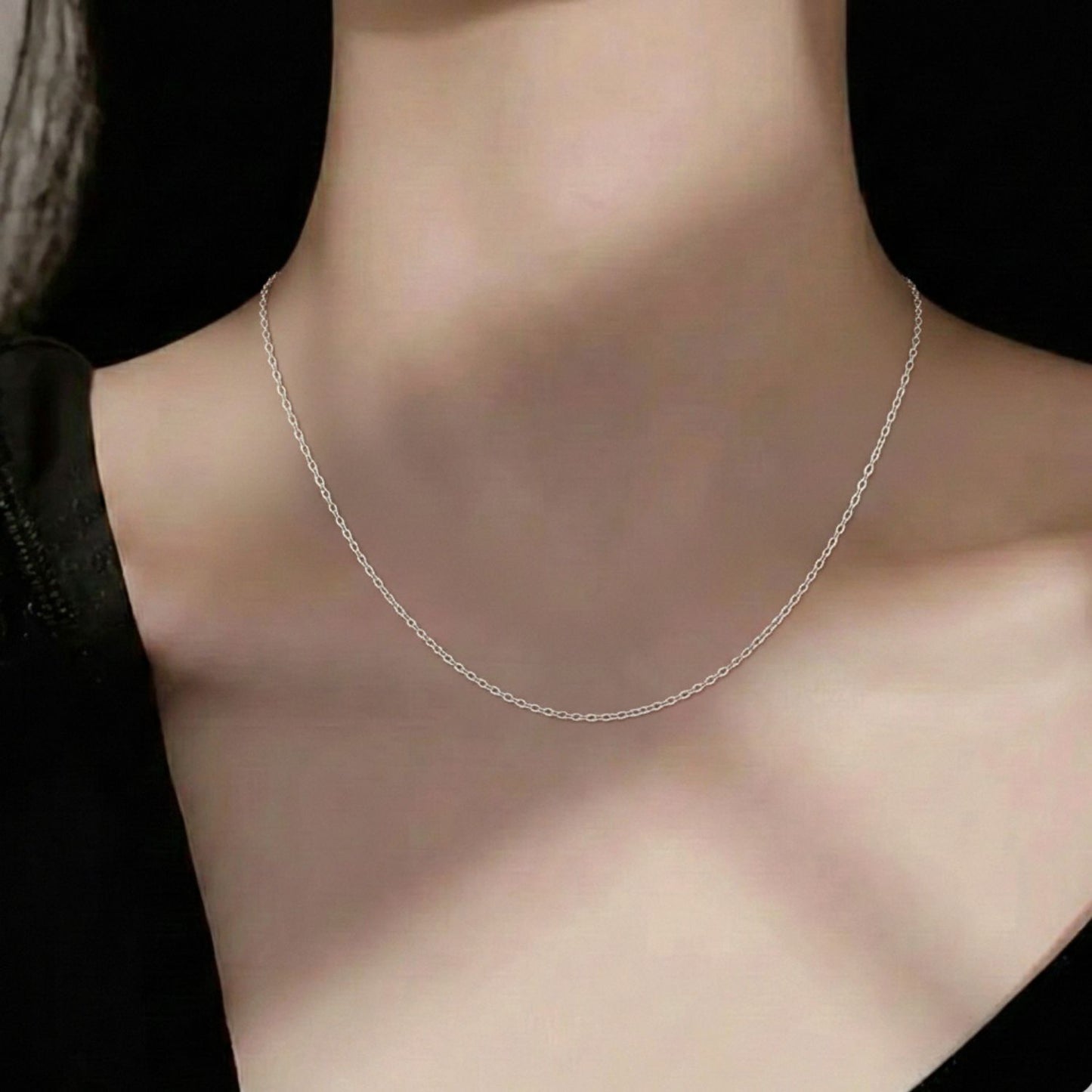 Sterling Silver Heart Pendant with 18 Inches Anchor Chain for Women by Akshat Sapphire 92.5 Silver PSA0509