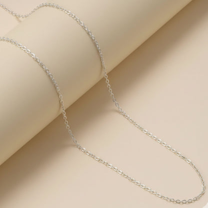 Sterling Silver Heart Pendant with 18 Inches Anchor Chain for Women by Akshat Sapphire 92.5 Silver PSA0509