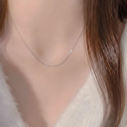 Sterling Silver Heart Pendant with 18 Inches Anchor Chain for Women by Akshat Sapphire 92.5 Silver PSA0510