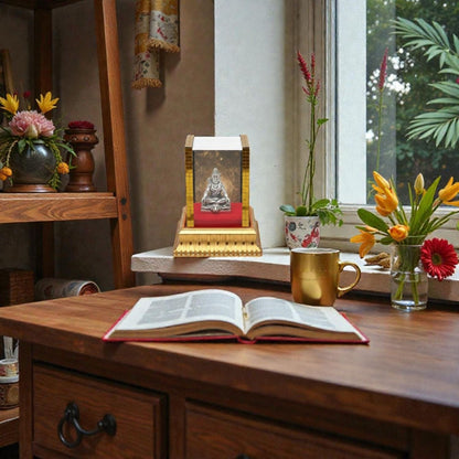 God Shiva Idol by Akshat Sapphire 99.9 Pure Silver ID_47