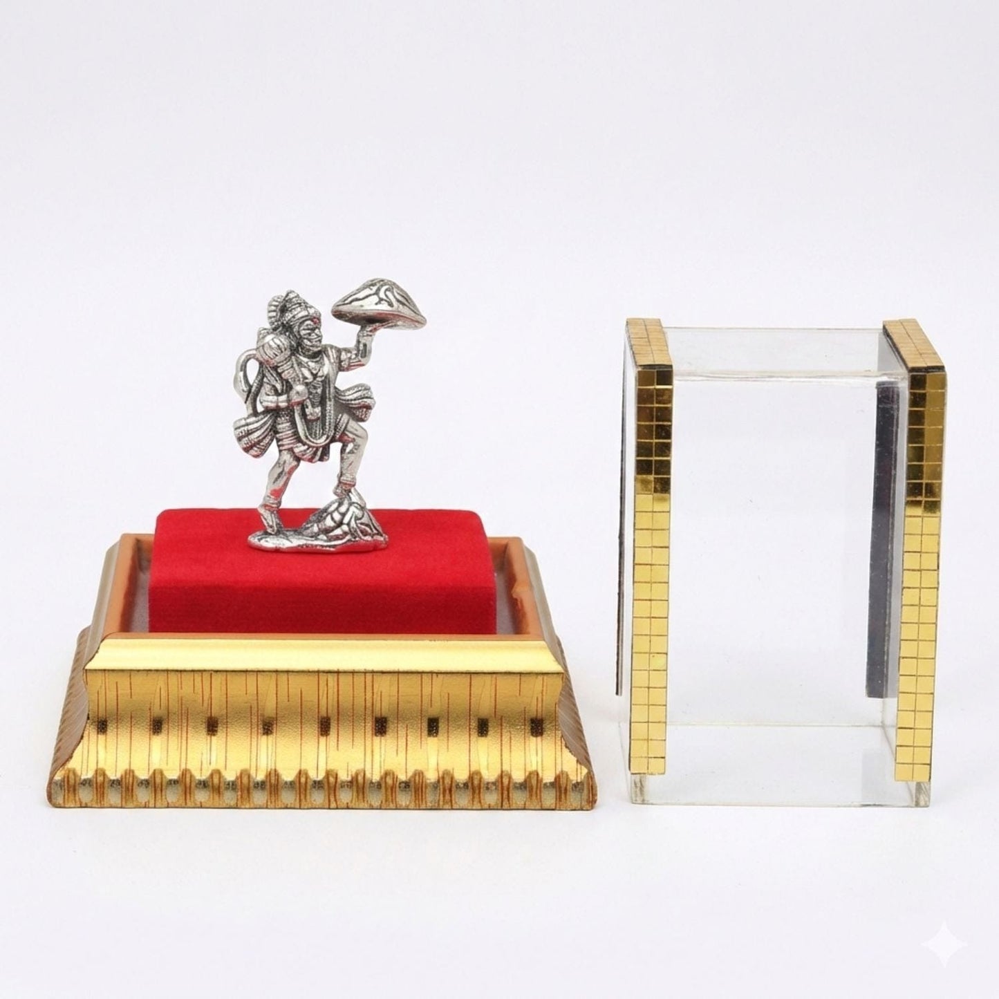 God Hanuman Idol by Akshat Sapphire 99.9 Pure Silver ID_53