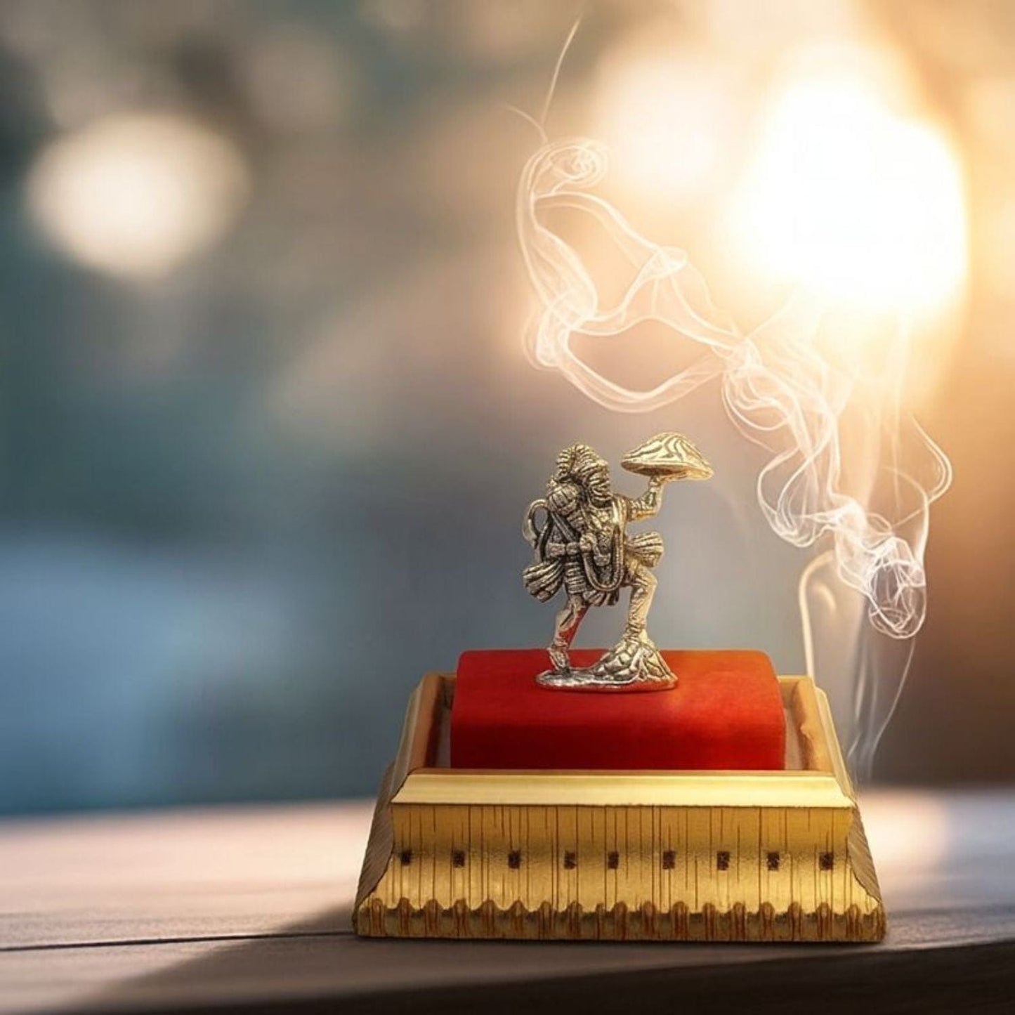 God Hanuman Idol by Akshat Sapphire 99.9 Pure Silver ID_53