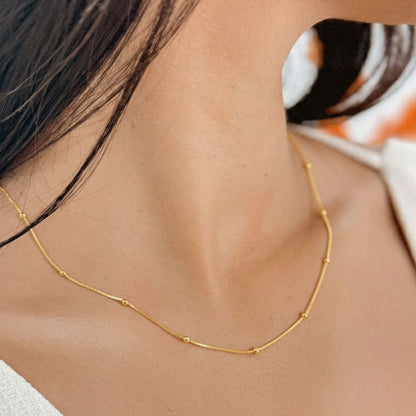 22CT Gold Plated Silver 92.5 Purity Heart Pendant with Ball Chain 18 Inches for Women by Akshat Sapphire PSBL0507_Gold