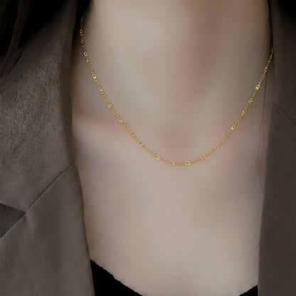 22CT Gold Plated Silver 92.5 Purity Heart Pendant with Anchor Chain 18 Inches for Women by Akshat Sapphire PSA0506_Gold