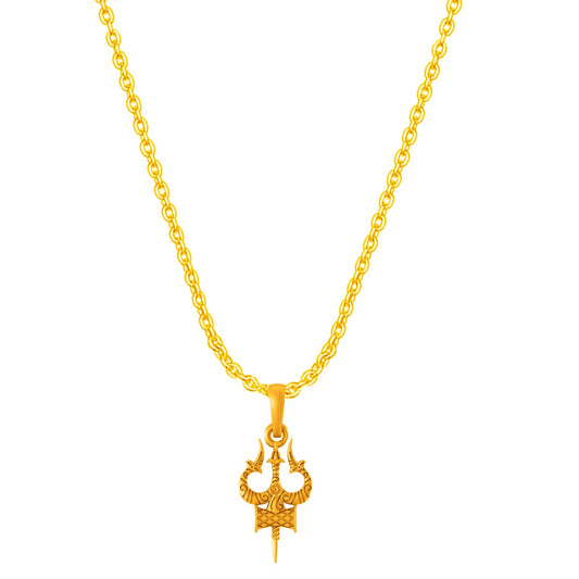 Trishul chain pendant 