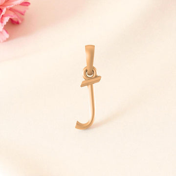 22 CT Gold Plated Silver (92.5% purity) precious and designer Name Alphabet Pendant by Akshat Sapphire For Men and women