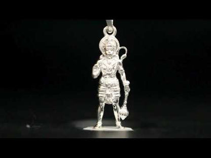 Pure Sterling Silver God Hanuman (Premium Big Size) Pendant for Men by Akshat Sapphire – 92.5 Silver-PB7348