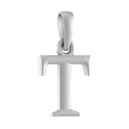 92.5% Pure Sterling Silver Precious Name Alphabet Pendant For Kids And Girls