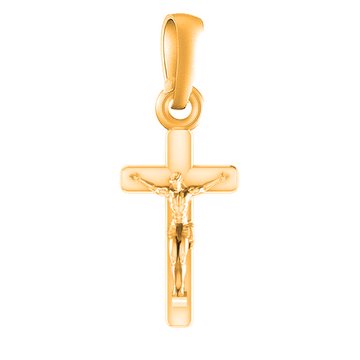 22 CT Gold Plated Silver (92.5% purity) God Jesus Christ Pendant for Men and Women