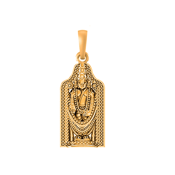 22 CT Gold Plated Silver (92.5% purity) God Bala Ji  Pendant for Men and Women