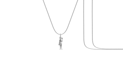 God Shiva Pure Silver 92.5% purity Chain pendant by Shiva Pendant (Pendant with Snake Chain-18 inches)